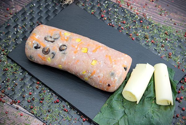Rolo de Frango - recheado com espinafres e queijo