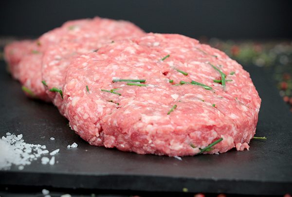 Hambúrguer de Novilho com cebolinho
