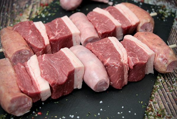 Espetada de Picanha e Salsicha