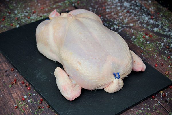 Frango recheado com castanhas e farinheira