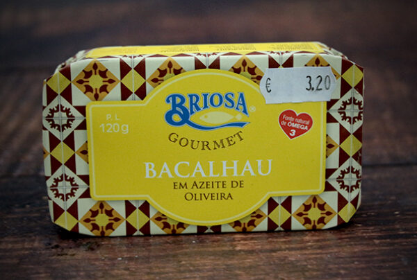 Bacalhau em  azeite de oliveira  - Briosa Gourmet