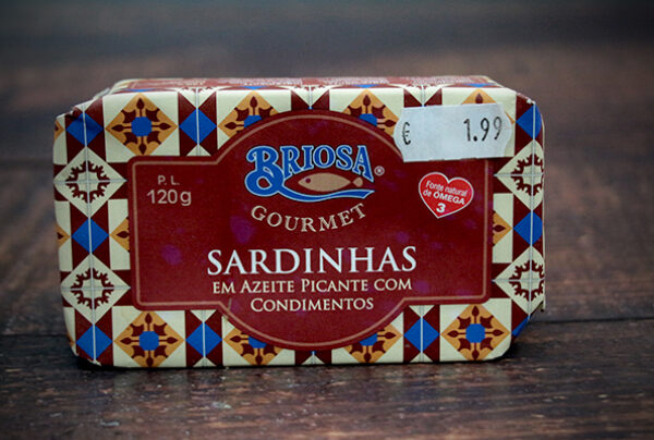 Sardinhas em  azeite picante com condimentos - Briosa Gourmet